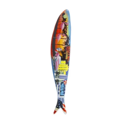 Picture Ceramic model Miami - 6 ornamental sardines - Bordallo Pinheiro