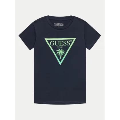 Zdjęcie Guess T-Shirt L4GI33 J1311 Granatowy Regular Fit
