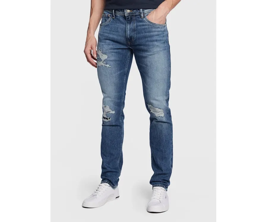 obrazek 1 Pepe Jeans Jeansy Stanley PM206816 Granatowy Tapered Fit