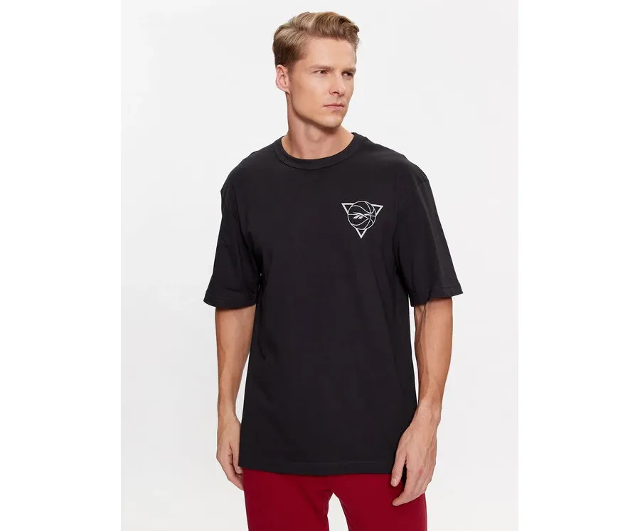 obrazek 1 Reebok T-Shirt Basketball IB2123 Czarny Regular Fit