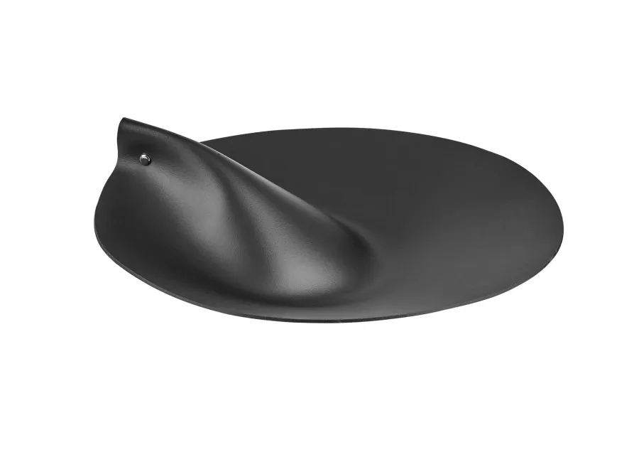 obrazek 1 Oryginalna czarna skórzana pokrywka Ø44 cm do kosza