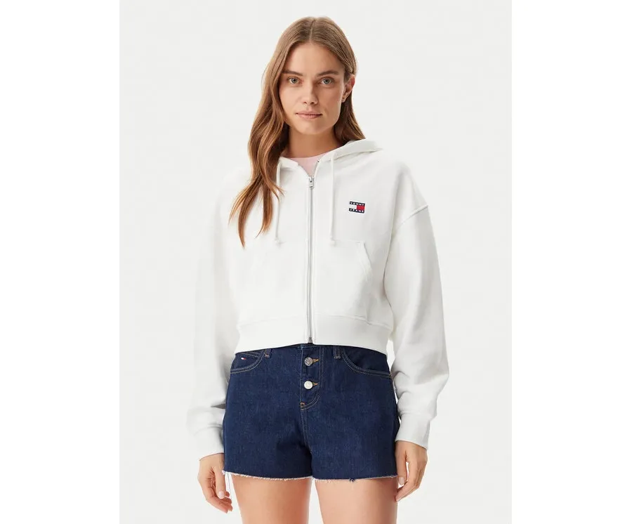 obrazek 1 Tommy Jeans Bluza DW0DW21355 Biały Boxy Fit