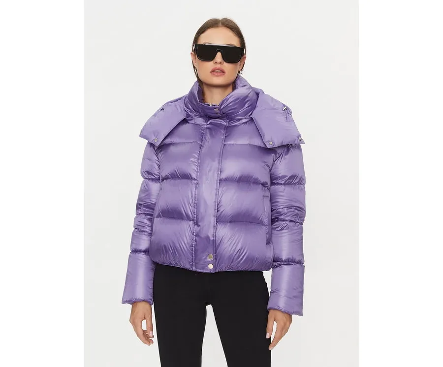 obrazek 1 Patrizia Pepe Kurtka puchowa 2O0050/A9M0-M477 Fioletowy Regular Fit