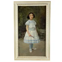 Zdjęcie Obraz olejny Corinna Modigliani Portret małej dziewczynki