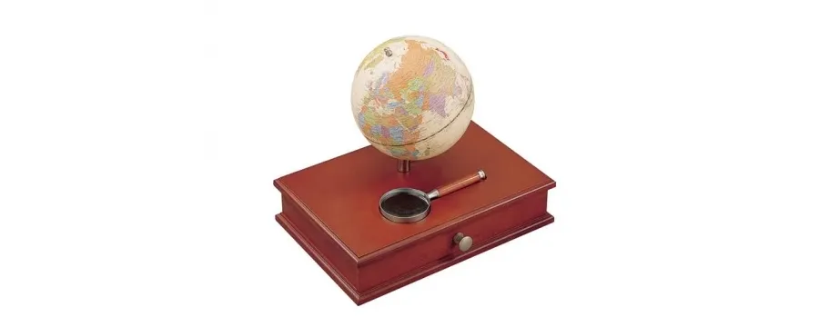 picture 1 Bestar 5 Inch Globe W/Stationery Chest - 0917FDV