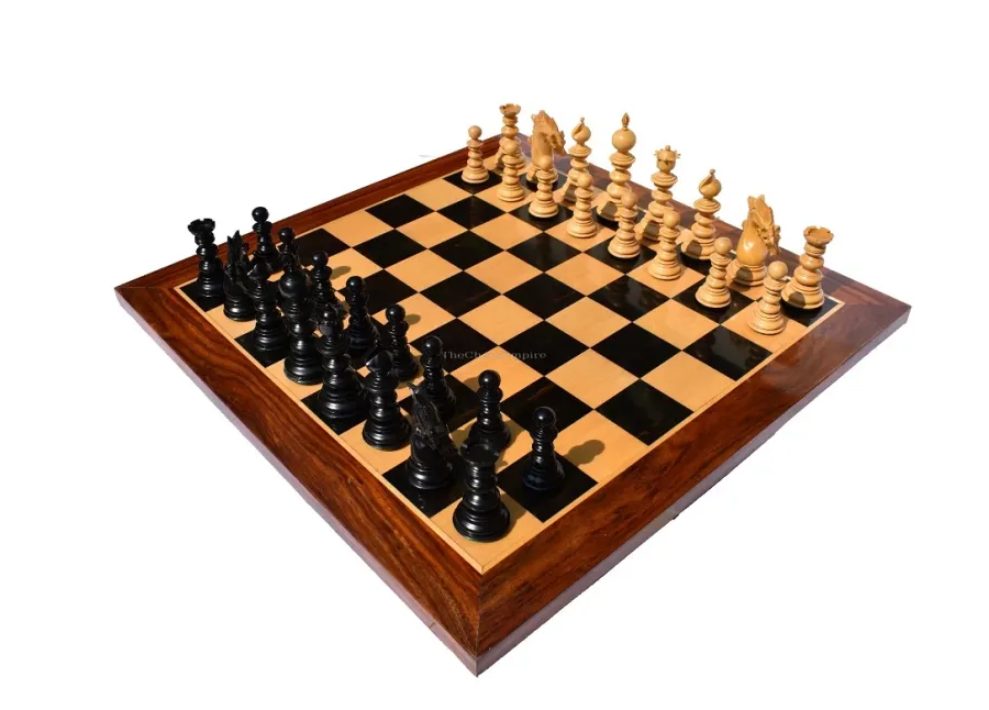 obrazek 2 Wyśmienity zestaw z matowym wykończeniem do gry w szachy - The Chess Empire