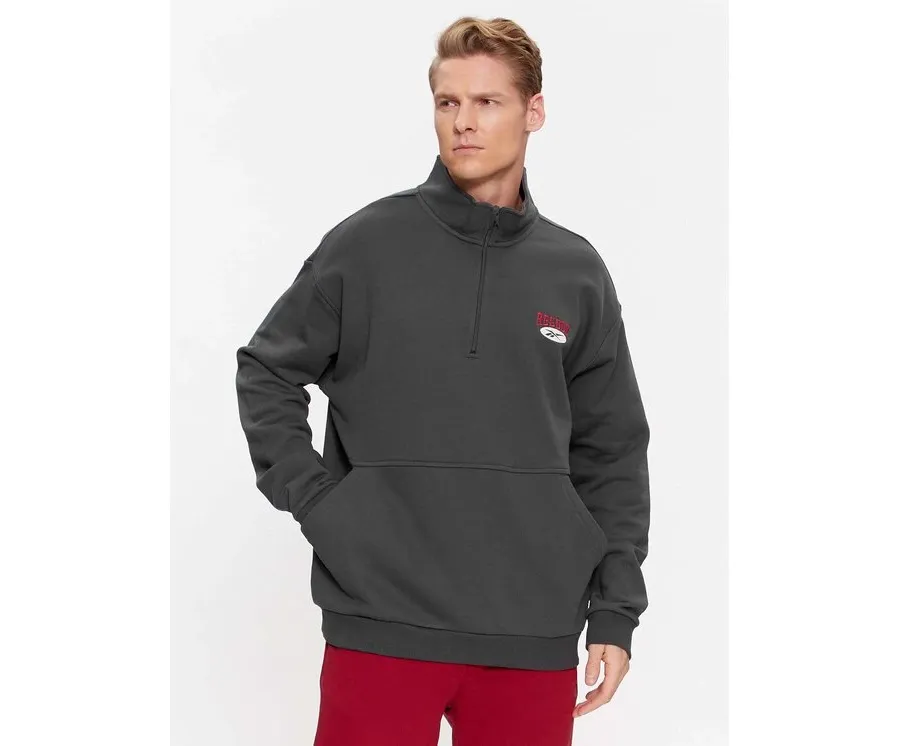 obrazek 1 Reebok Bluza Archive Essentials IL8801 Szary Regular Fit