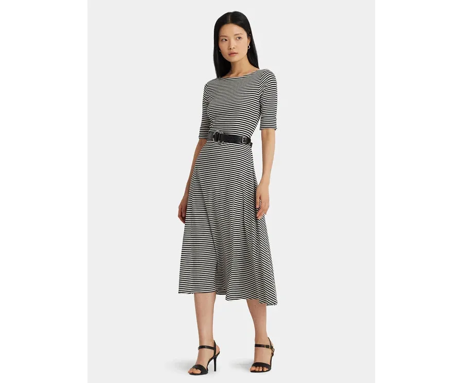 obrazek 1 Lauren Ralph Lauren Sukienka codzienna 250938764001 Czarny Regular Fit LAUREN RALPH LAUREN
