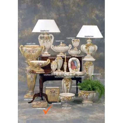 Zdjęcie Stylowy ceramiczny pojemnik na husteczki