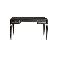 Picture LAUREN desk - prestigious combination of ebony and silver - Collecion Alexandra