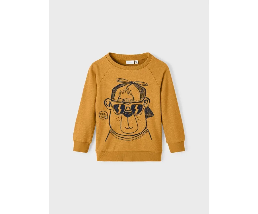 obrazek 1 NAME IT Bluza 13218863 Żółty Regular Fit