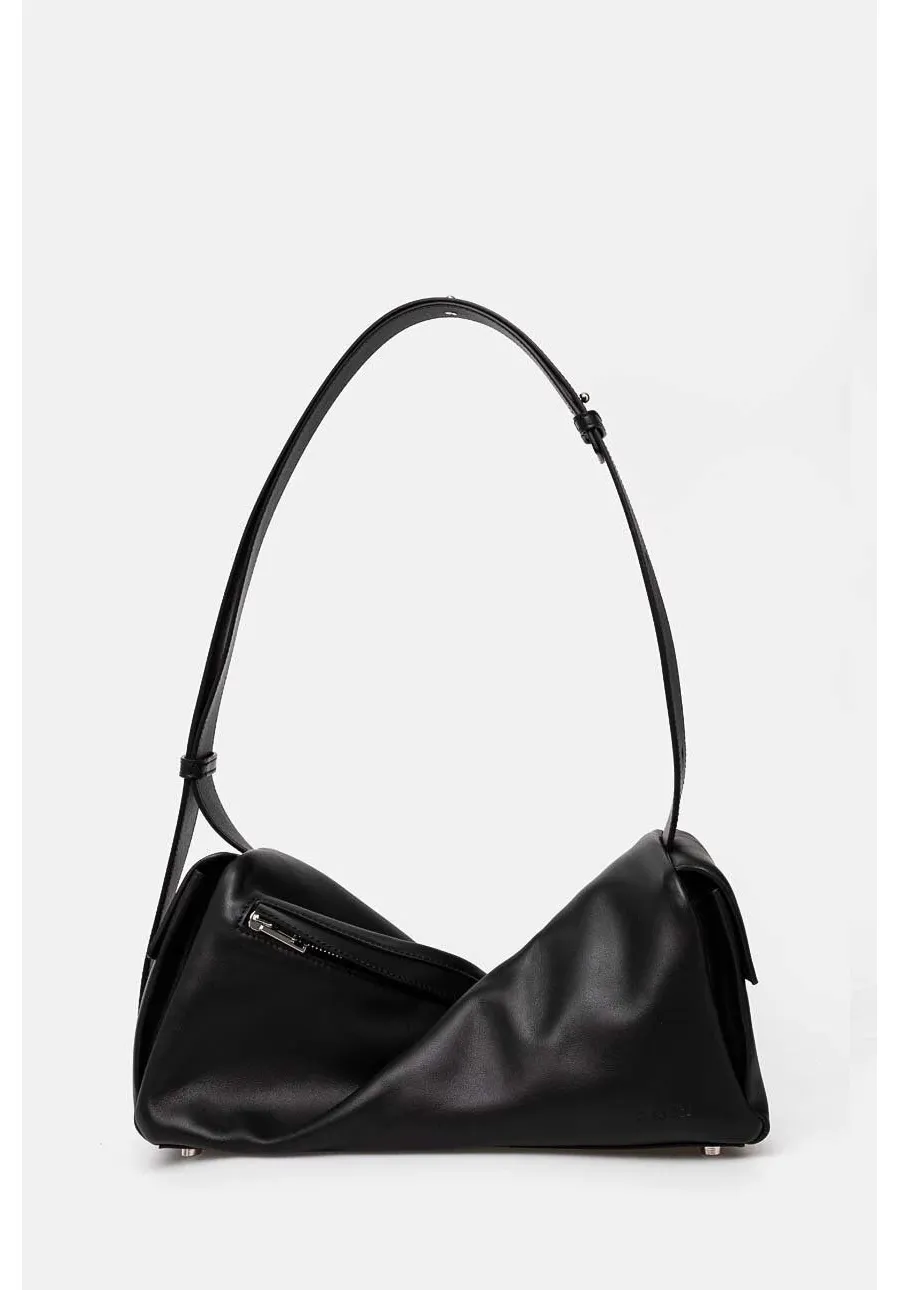 obrazek 1 Sunnei torebka skórzana kolor czarny CACCWBAG002