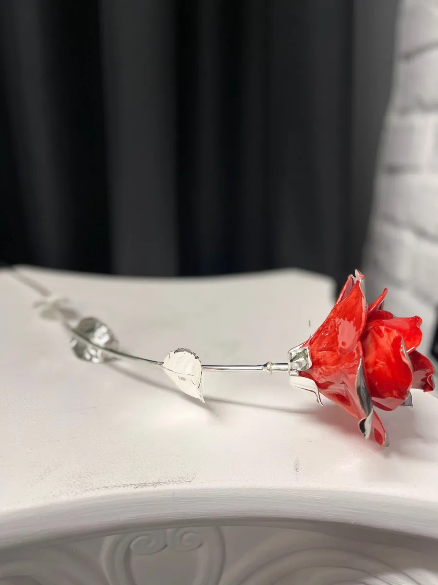 obrazek 9 Przepiękna róża z dodatkiem platyny na prezent dla niej