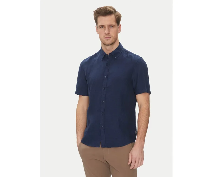 obrazek 1 Michael Kors Koszula CS1400I4YT Granatowy Slim Fit