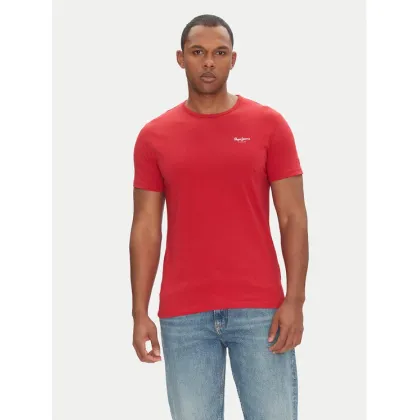 Zdjęcie Pepe Jeans T-Shirt Original Basic PM508212 Czerwony Slim Fit
