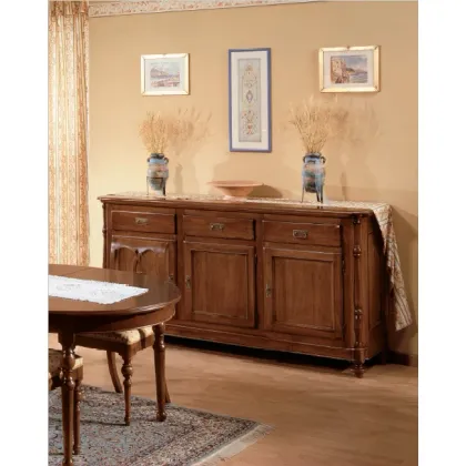 Zdjęcie Gustowny kredens 3 drzwi 3 szuflady z Włoch - Fratelli Mirandola