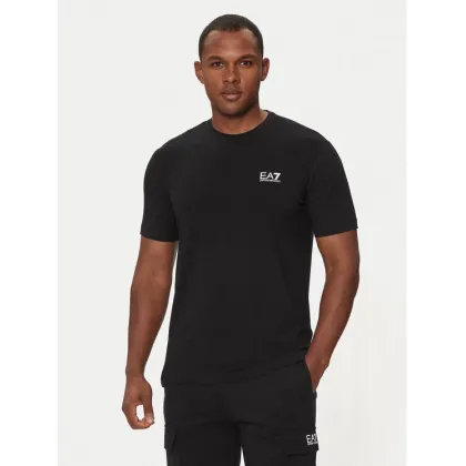 Zdjęcie EA7 Emporio Armani T-Shirt 8NPT26 PJVQZ 1200 Czarny Regular Fit