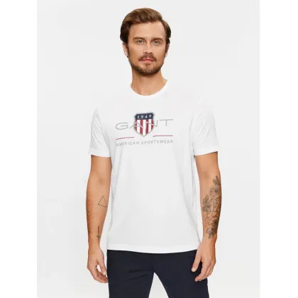 Zdjęcie Gant T-Shirt Reg Archive Shield Ss 2003199 Biały Regular Fit