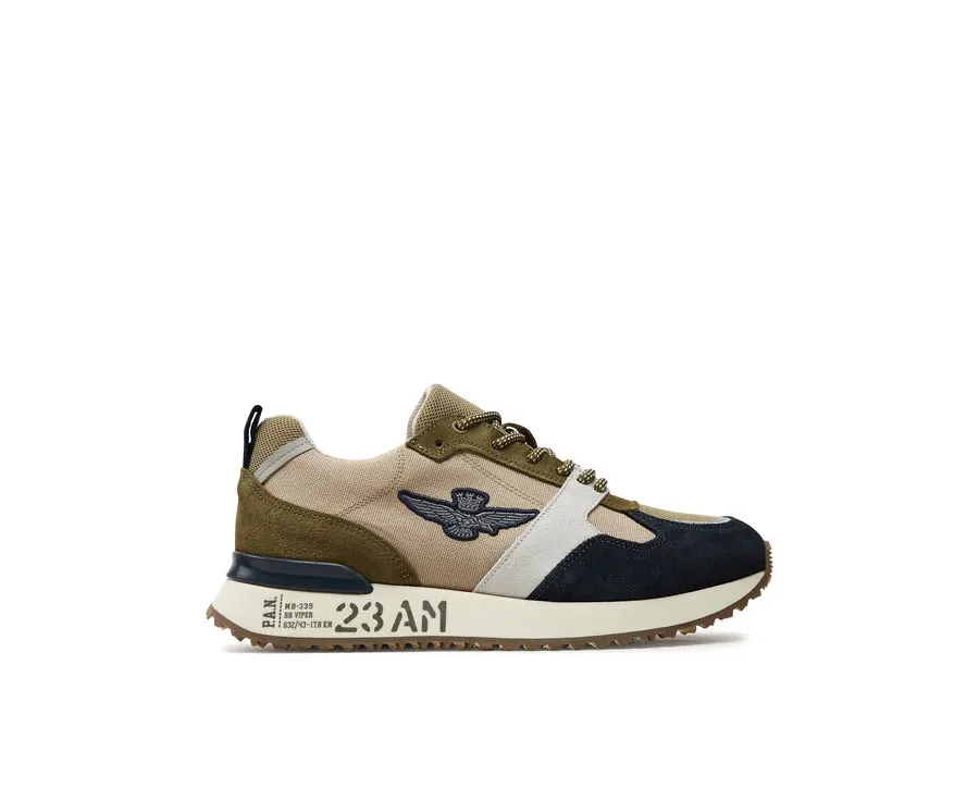obrazek 1 Aeronautica Militare Sneakersy 241SC265CT3298 Khaki
