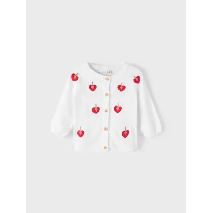 Zdjęcie NAME IT Kardigan 13216306 Biały Regular Fit