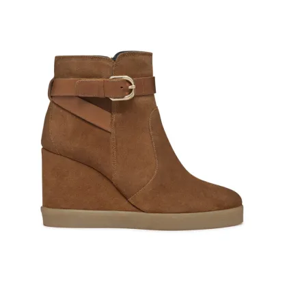 Zdjęcie Geox Botki D Elidea Wedge D46VQA 02243 CD500 Brązowy