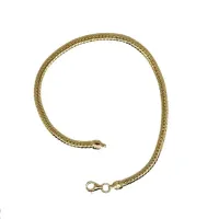 Picture Luxurious shiny and flat cobra mesh bracelet