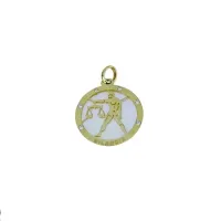 Zdjęcie Znak zodiaku waga zawieszka z włoch
