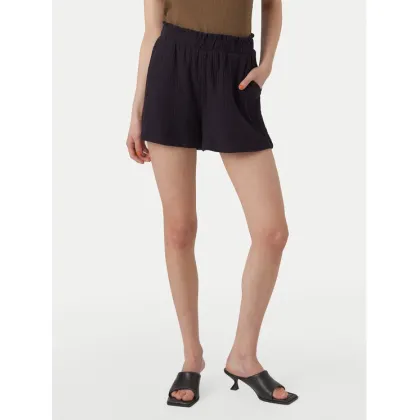 Zdjęcie Vero Moda Szorty materiałowe Natali 10279687 Czarny Baggy Fit