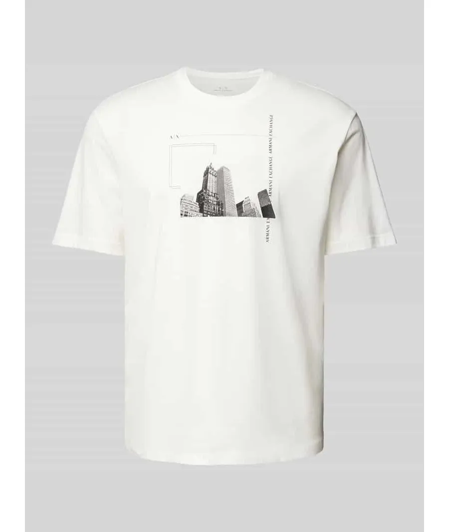 obrazek 1 T-shirt z nadrukiem z logo model ‘NewYork Building’