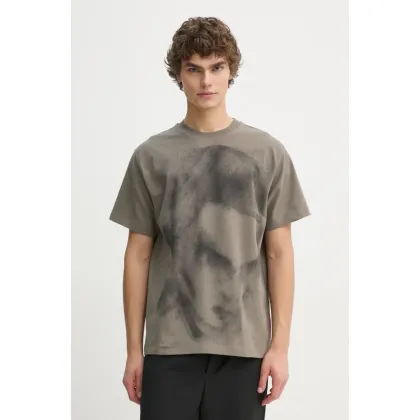 Zdjęcie Heliot Emil t-shirt męski kolor szary z nadrukiem AW24.M.09.128.DG23