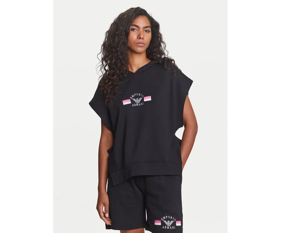 obrazek 1 Emporio Armani Underwear Bluza EW000498 AF10882 UC001 Czarny Loose Fit