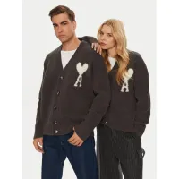 Zdjęcie AMI PARIS Kardigan UKC025.KN0032 Szary Regular Fit