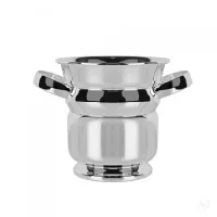 Zdjęcie Piękne stylowe wiaderko na lód platerowane srebrem - Zaramella Argenti