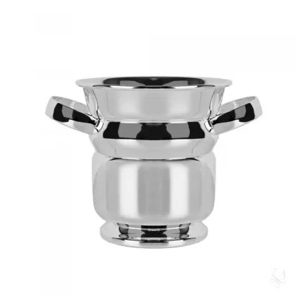Zdjęcie Piękne stylowe wiaderko na lód platerowane srebrem - Zaramella Argenti