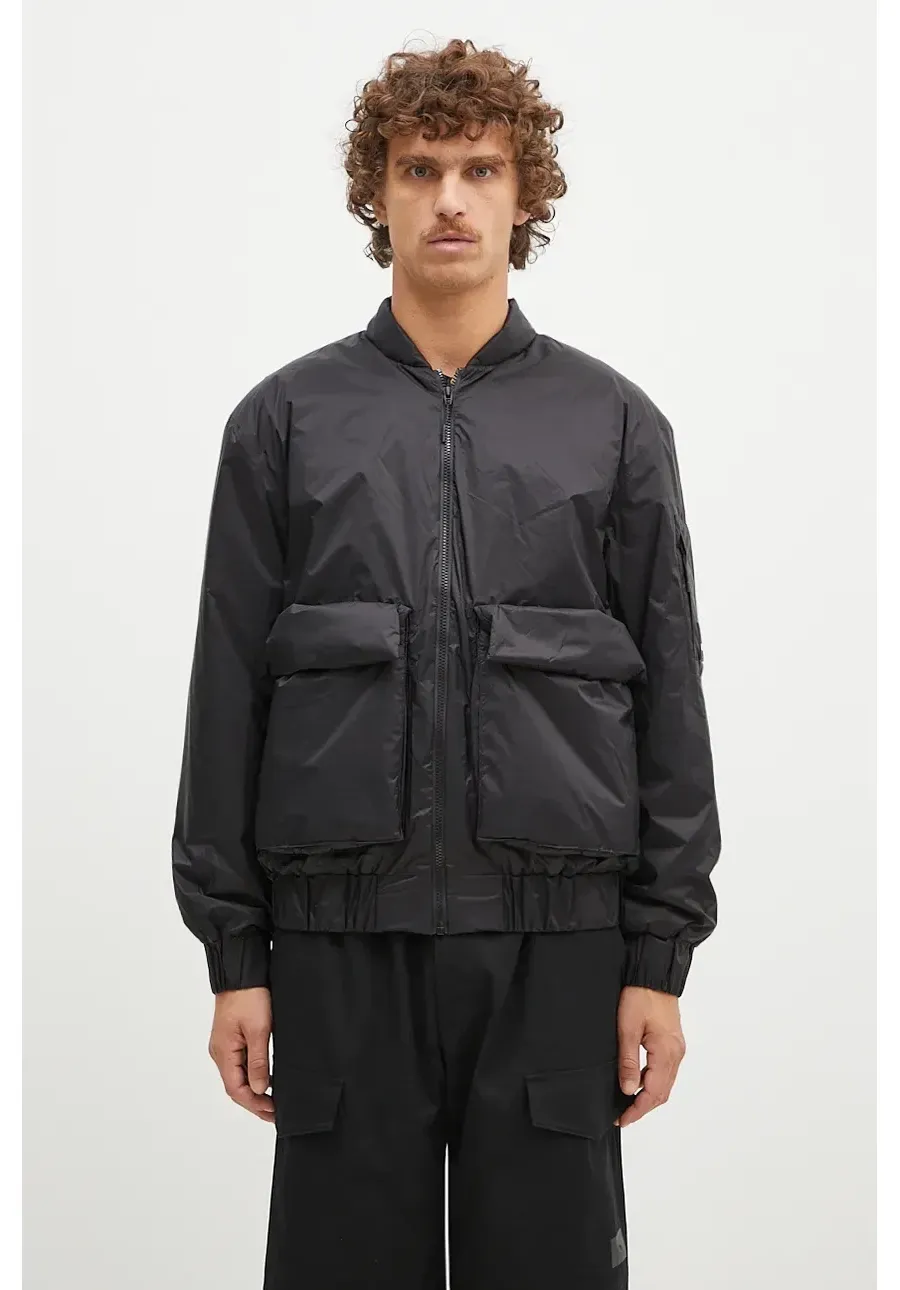 obrazek 1 Rains kurtka przeciwdeszczowa Fuse Bomber Jacket 15530 kolor czarny przejściowa oversize 15530.-BLACK