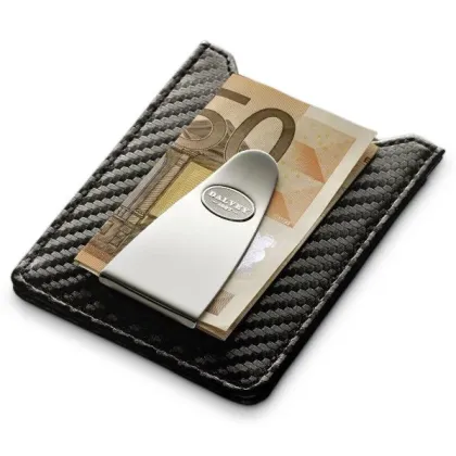 Zdjęcie Pojemne etui na 10 kart kredytowych wraz z klipsem na banknoty