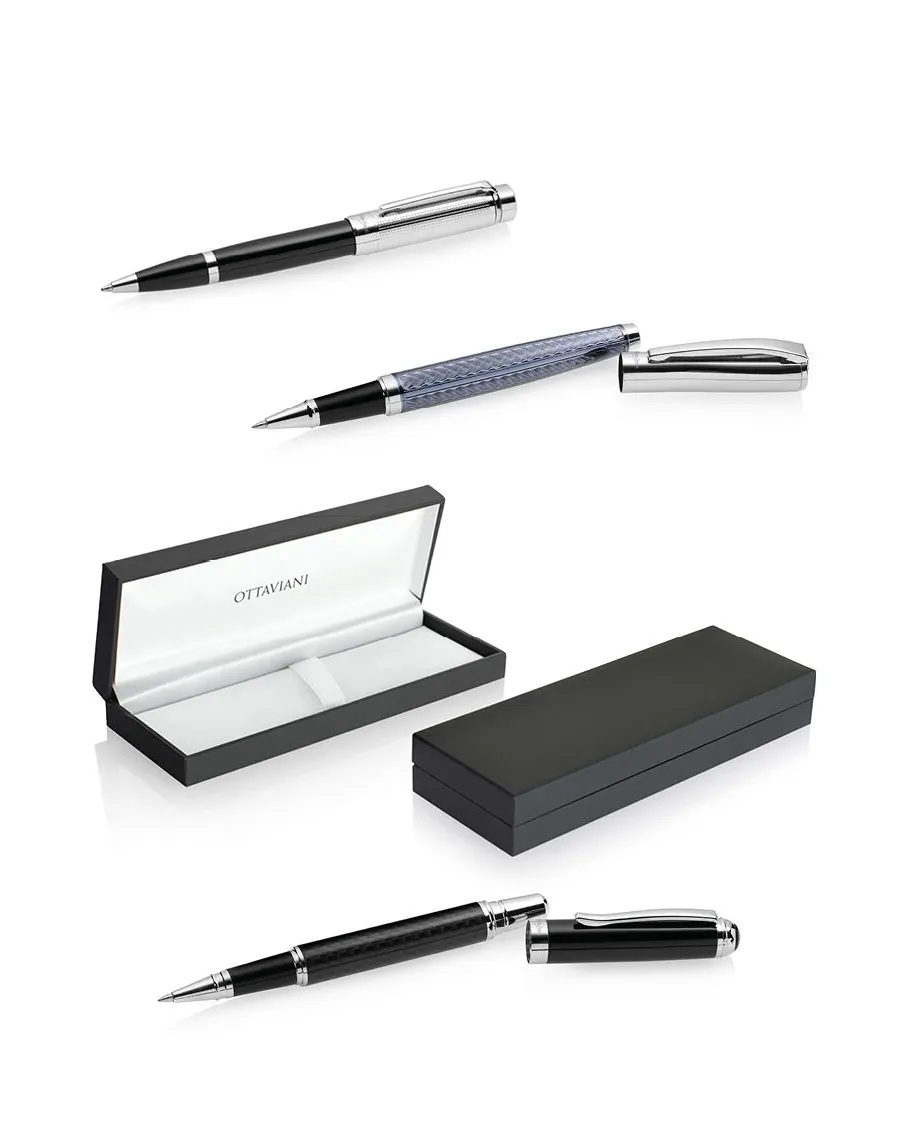 obrazek 2 Stylowy czarny długopis kulkowy