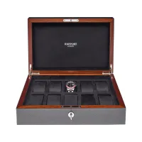 Picture Wooden watch box with carbon finish