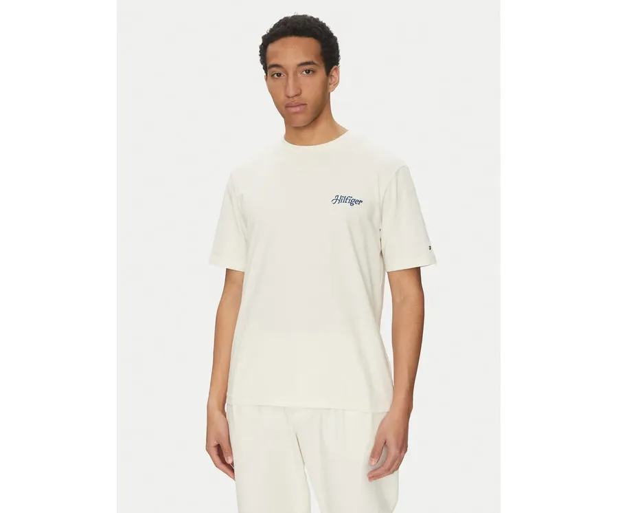 obrazek 1 Tommy Hilfiger T-Shirt Summer Photo MW0MW38643 Beżowy Regular Fit