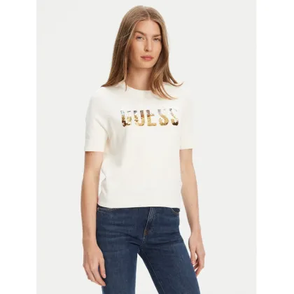 Zdjęcie Guess Sweter W5YR25 Z2NQ2 Écru Regular Fit