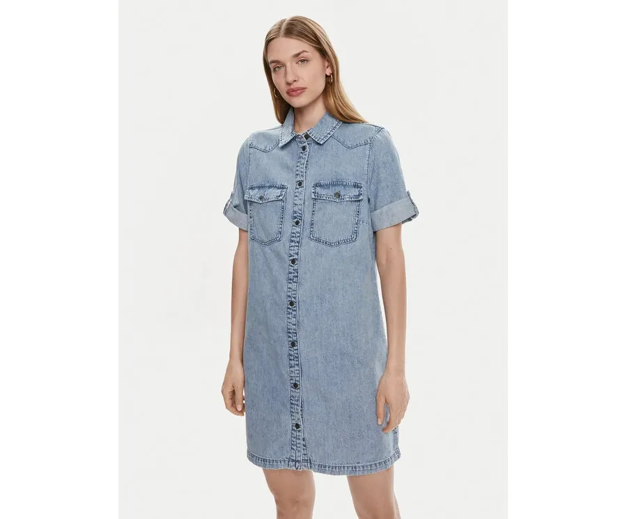 obrazek 1 Noisy May Sukienka jeansowa New Signe 27030041 Niebieski Loose Fit