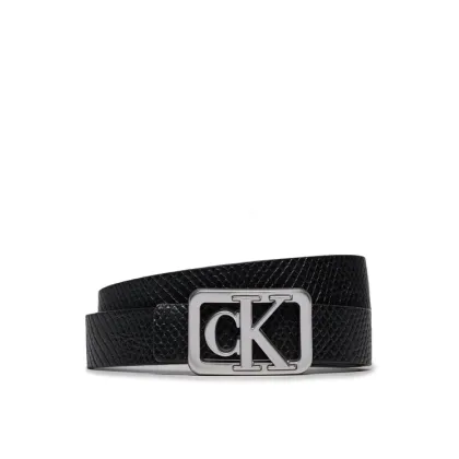 Zdjęcie Calvin Klein Jeans Pasek Damski Mono Plaque Rev Lthr Belt 25Mm K60K611487 Czarny