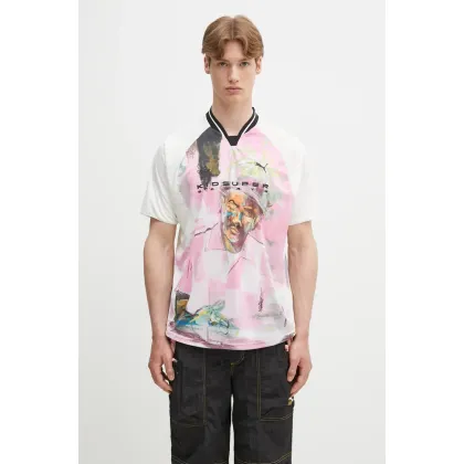 Zdjęcie Puma t-shirt PUMA x KIDSUPER Graphic Jersey męski kolor biały wzorzysty 629512