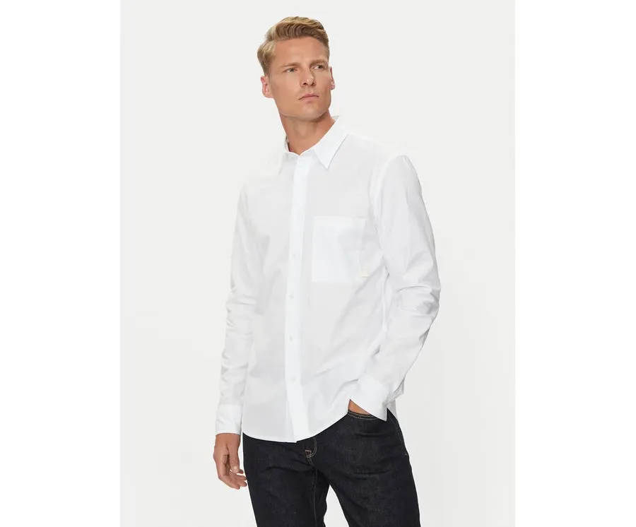 obrazek 1 Calvin Klein Jeans Koszula J30J326182 Biały Regular Fit