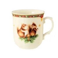 Picture Beautiful porcelain mug decorated with a Christmas motif - Seltmann Weiden