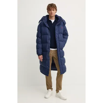Zdjęcie Polo Ralph Lauren kurtka puchowa męska kolor granatowy zimowa 710962406