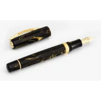 Picture Medici Golden Black fountain pen
