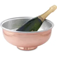 Zdjęcie Miska do lodu / Miska na owoce z miedzi i aluminium - Cu Artigiana