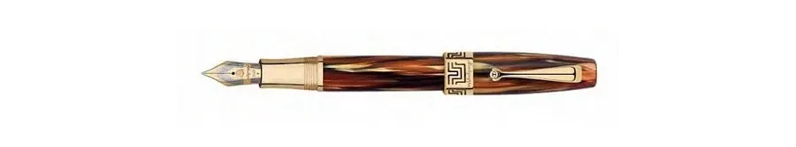 obrazek 2 GOLD Turtle Brown Pióro Wieczne Celluloid EXTRA 1930