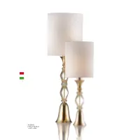 Zdjęcie Lampa stołowa z metalu i szkła Murano o wyjątkowym wzornictwie - Il Paralume Marina